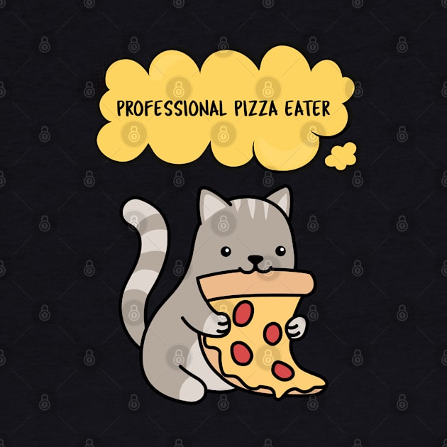 professional pizza eater by ZenCloak